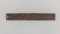 Knife Handle (Kozuka), Iron, gold, silver, Japanese
