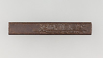 Knife Handle (Kozuka), Joken Mori (Japanese, died 1866), Copper-silver alloy (shibuichi), iron, Japanese