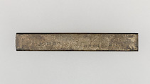 Knife Handle (Kozuka), Copper-silver alloy (shibuichi), iron, gold, Japanese