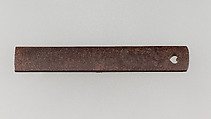 Knife Handle (Kozuka), Iron, copper, gold, Japanese
