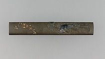 Knife Handle (Kozuka), Copper-silver alloy (shibuichi), gold, silver, copper, copper-gold alloy (shakudō), Japanese