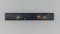 Knife Handle (Kozuka), Copper-gold alloy (shakudō), gold, copper, silver, Japanese