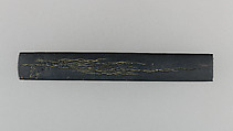 Knife Handle (Kozuka), Copper-gold alloy (shakudō), copper, gold, Japanese