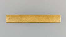 Knife Handle (Kozuka), Copper-gold alloy (shakudō), gold, silver, Japanese