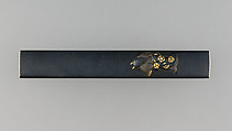 Knife Handle (Kozuka), Copper-gold alloy (shakudō), copper-silver alloy (shibuichi), gold, silver, enameled cloisonné (shippō), Japanese