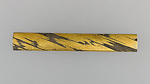 Knife Handle (Kozuka), Silver, gold, iron, Japanese