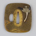 Sword Guard (Tsuba), Brass, gold, silver, copper-gold alloy (shakudō), copper, Japanese