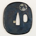 Sword Guard (Tsuba), Copper, copper-gold alloy (shakudō), silver, Japanese