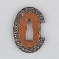 Sword Guard (Tsuba), Copper, silver, gold, Japanese