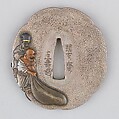Sword Guard (Tsuba), Silver, gold, copper-gold alloy (shakudō), copper, Japanese