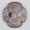 Sword Guard (Tsuba), Silver, gold, copper-gold alloy (shakudō), copper, Japanese