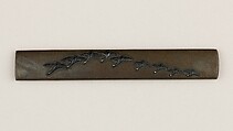Knife Handle (Kozuka), Copper-silver alloy (shibuichi), copper, copper-gold alloy (shakudō), gold, Japanese