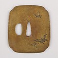 Sword Guard (Tsuba), Copper alloy (sentoku), copper, Japanese