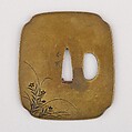 Sword Guard (Tsuba), Copper alloy (sentoku), copper, Japanese
