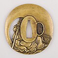 Sword Guard (Tsuba), Copper alloy (possibly sentoku), copper, Japanese