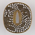 Sword Guard (Tsuba), Copper alloy (sentoku), copper, Japanese