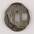 Sword Guard (Tsuba), Copper-silver alloy (shibuichi), copper, Japanese