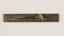 Knife Handle (Kozuka), Copper-silver alloy (shibuichi), copper-gold alloy (shakudō), gold, copper, Japanese