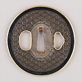 Sword Guard (Tsuba), Copper-silver alloy (shibuichi), copper-gold alloy (shakudō), gold, copper, Japanese