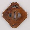 Sword Guard (Tsuba), Copper, gold, silver, Japanese