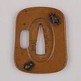 Sword Guard (Tsuba), Copper, copper-silver alloy (shibuichi), copper-gold alloy (shakudō), Japanese