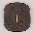Sword Guard (Tsuba), Possibly iron, gold, copper-gold alloy (shakudō), copper, Japanese