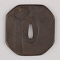 Sword Guard (Tsuba), Possibly iron, gold, copper, Japanese
