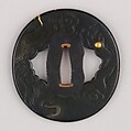 Sword Guard (Tsuba), Copper-silver alloy (shibuichi), copper-gold alloy (shakudō), gold, copper, Japanese