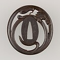 Sword Guard (Tsuba), Iron, copper, Japanese