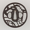 Sword Guard (Tsuba), Iron, copper, Japanese