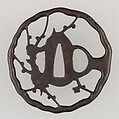 Sword Guard (Tsuba), Iron, copper, Japanese