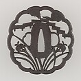 Sword Guard (Tsuba), Iron, copper, Japanese