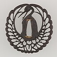Sword Guard (Tsuba), Iron, copper, Japanese