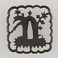 Sword Guard (Tsuba), Iron, copper, Japanese