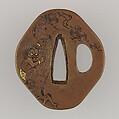 Sword Guard (Tsuba), Copper, gold, silver, Japanese