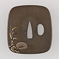 Sword Guard (Tsuba), Copper-silver alloy (shibuichi), gold, silver, copper-gold alloy (shakudō), copper, Japanese