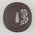 Sword Guard (Tsuba), Iron, copper, Japanese