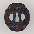 Sword Guard (Tsuba), Copper, copper-gold alloy (shakudō), Japanese