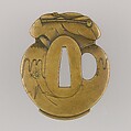 Sword Guard (Tsuba), Copper alloy (sentoku), copper, Japanese