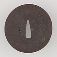 Sword Guard (Tsuba), Iron, copper, Japanese
