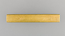 Knife Handle (Kozuka), Copper-gold alloy (shakudō), gold, silver, Japanese