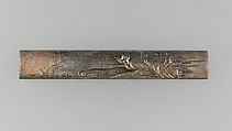 Knife Handle (Kozuka), Silver, Japanese