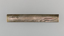 Knife Handle (Kozuka), Silver, Japanese