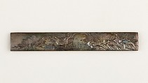 Knife Handle (Kozuka), Silver, Japanese