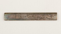 Knife Handle (Kozuka), Silver, Japanese