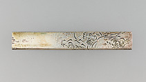 Knife Handle (Kozuka), Silver, Japanese