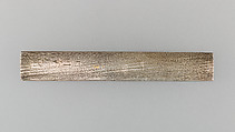 Knife Handle (Kozuka), Silver, Japanese