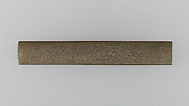 Knife Handle (Kozuka), Copper-silver alloy (shibuichi), gold, Japanese
