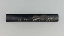 Knife Handle (Kozuka), Copper-gold alloy (shakudō), copper-silver alloy (shibuichi), gold, silver, Japanese