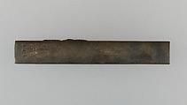 Knife Handle (Kozuka), Copper-gold alloy (shakudō), gold, silver, copper-silver alloy (shibuichi), Japanese